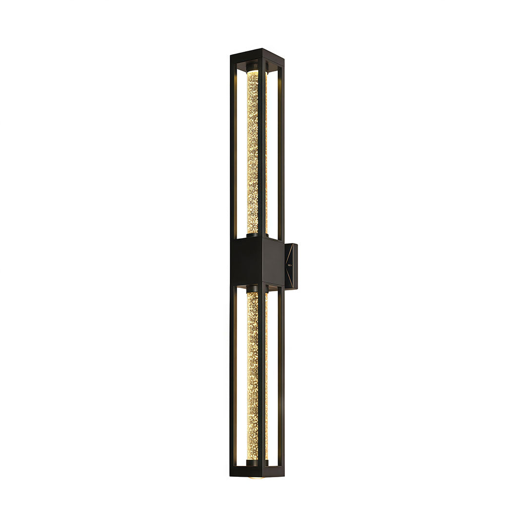 Outdoor Wall Mount Lighting Fixtures Aluminum Crystal Waterproof Lamp