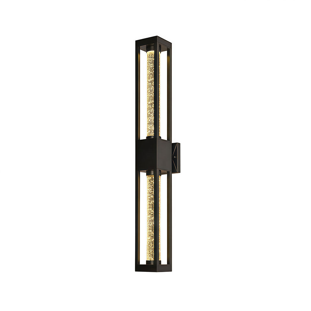 Outdoor Wall Mount Lighting Fixtures Aluminum Crystal Waterproof Lamp