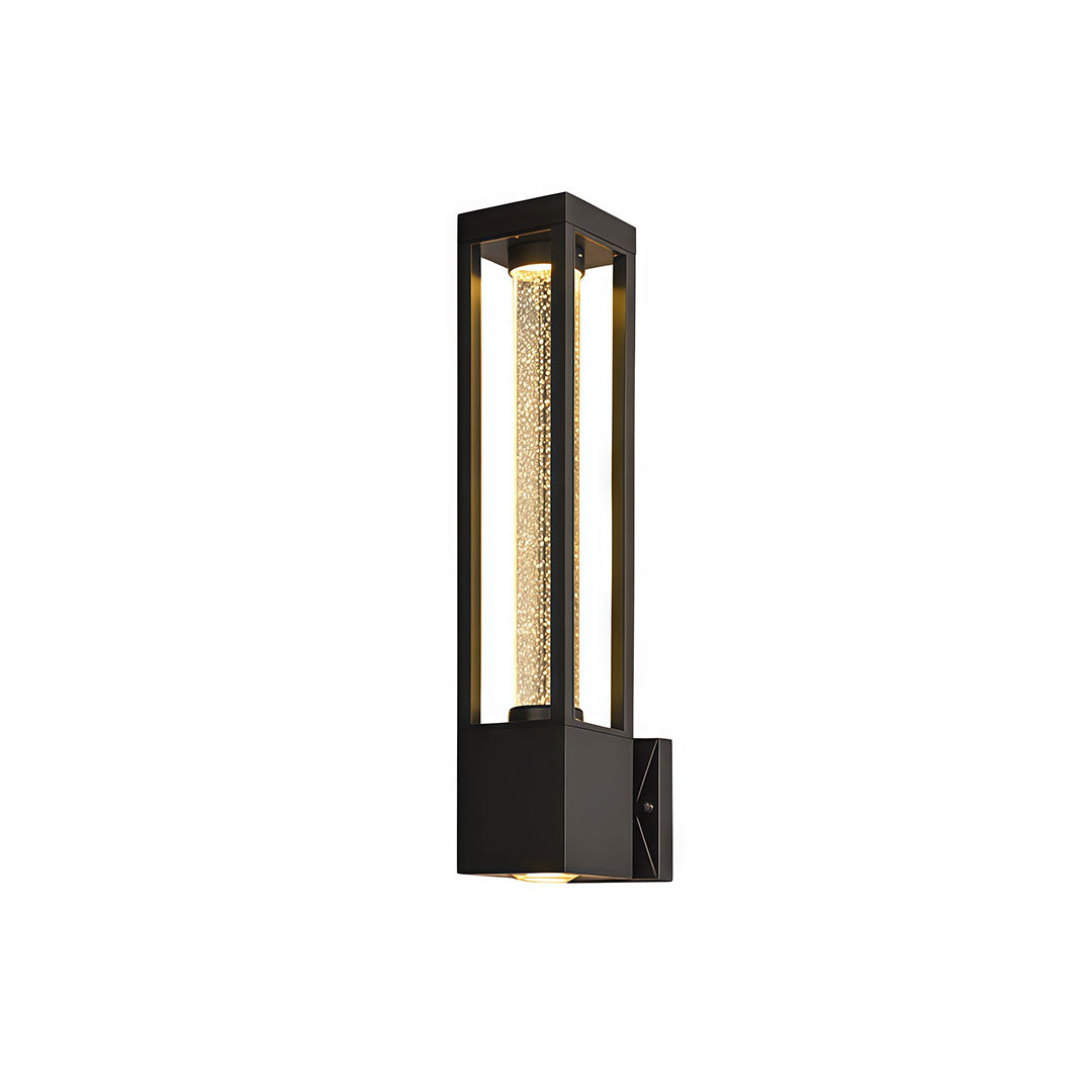 Outdoor Wall Mount Lighting Fixtures Aluminum Crystal Waterproof Lamp
