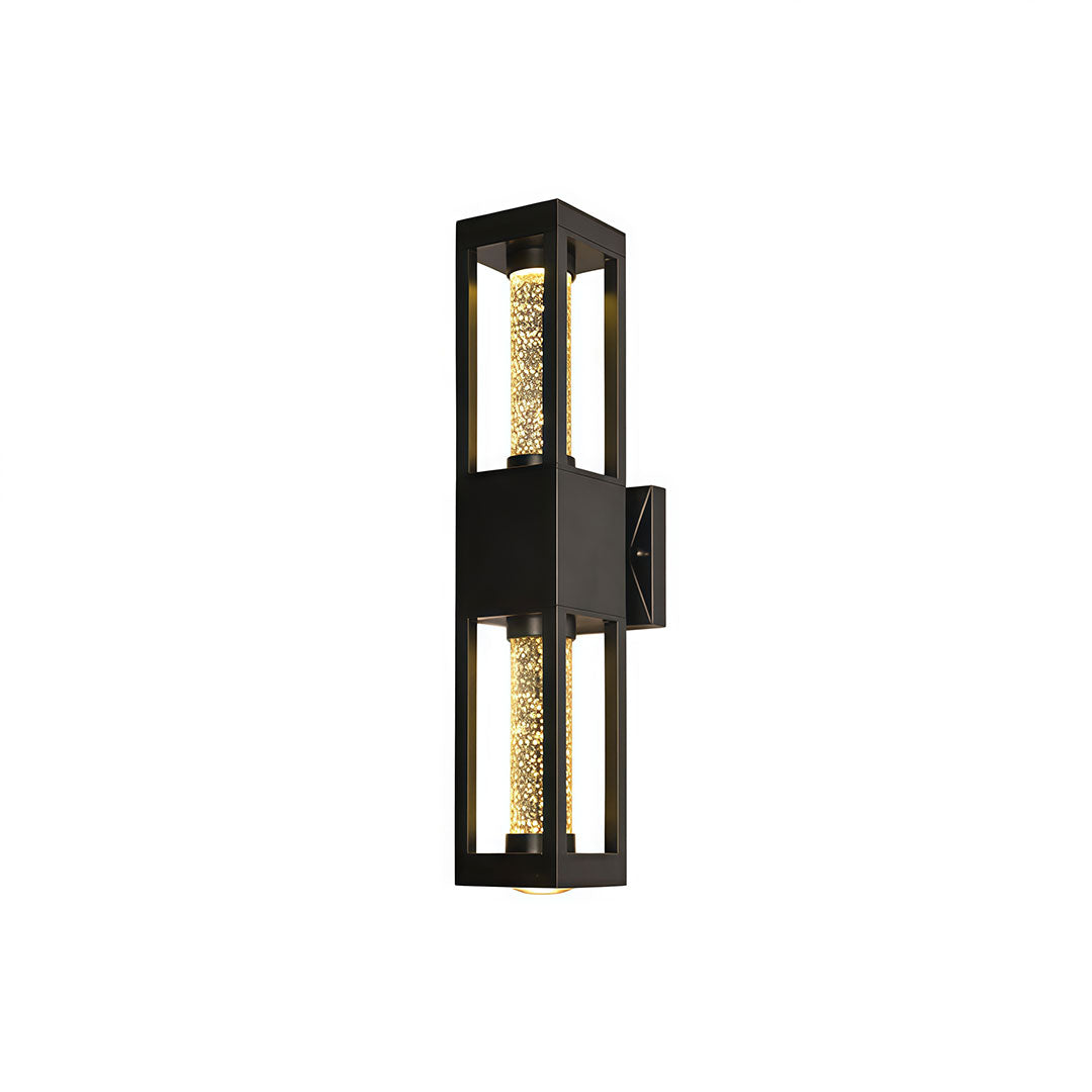 Outdoor Wall Mount Lighting Fixtures Aluminum Crystal Waterproof Lamp