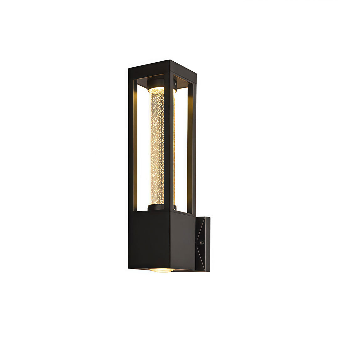 Outdoor Wall Mount Lighting Fixtures Aluminum Crystal Waterproof Lamp