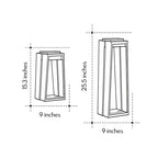 Waterproof Solar Deck Lights Minimalist Trapezoid LED Light