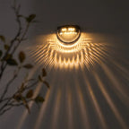 Waterproof Solar Fence Lights Outdoor LED Garden Wall Light