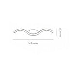 [Open-Box]Wave Wall Sconce Outdoor Creative Up-Down LED Light