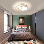 Tiered & Minimalist LED Overlapping Geometric Flush Mount Ceiling Lights