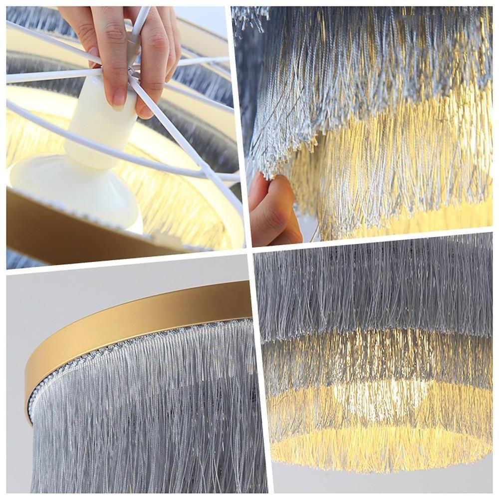 Gradated Drum Shade Chandeliers LED Contemporary Chandeliers