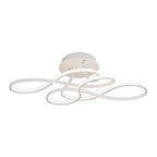 Curve Ceiling Light Simple Geometric Metal LED Light