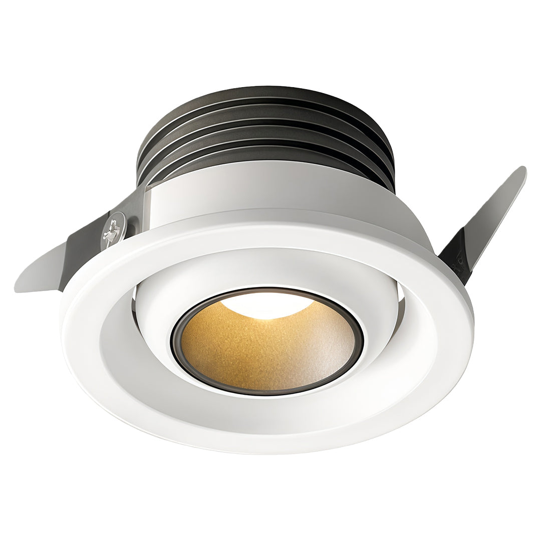 6 PCS Mini LED Spotlights Deep Recessed Anti-Glare Open-Hole Light