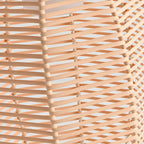 Woven Rattan Lanterns Portable LED Waterproof Solar Outdoor Light