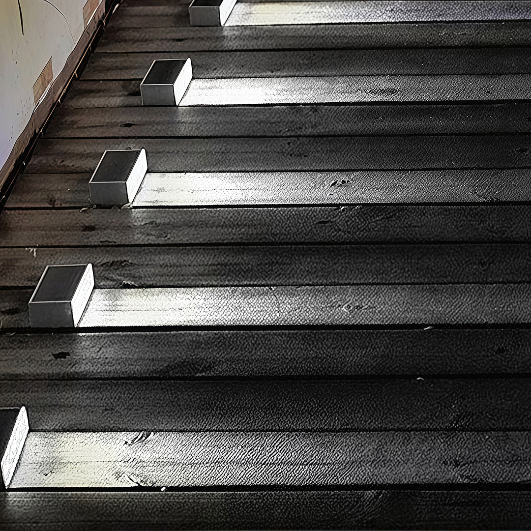 6 PCS Outdoor Step Light Fixtures Modern Style Waterproof Light