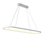 Rounded Rectangle Pendant Lights for Kitchen Acrylic Pendant Lighting
