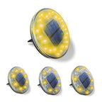 4 PCS In Ground Path Lights Solar Waterproof Light