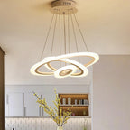 Adjustable 3 Circles LED Modern Pendant Lighting Chandelier