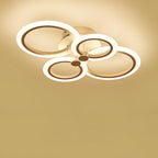 Circles Aluminum Acrylic Flush Mount Lighting LED Ceiling Lights