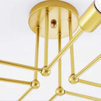 8-light LED Modern Sputnik Chandelier Ceiling Lights Pendant Lighting
