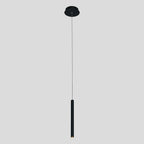 Mini Elongated Cylinder LED Contemporary Pendant Light Island Lights