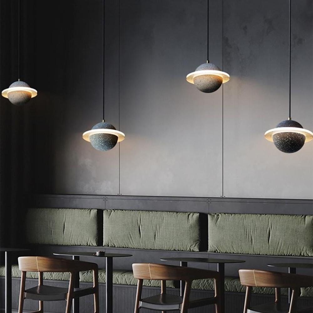 Saturn Acrylic Pendant Lighting LED Modern Ceiling Lighting