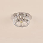 Chandelier Geometric Flush Mount Kitchen Light Fixtures Metal Crystal Ceiling Lights