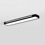 Black/White Rectangular LED Flush Mount Ceiling Lighting